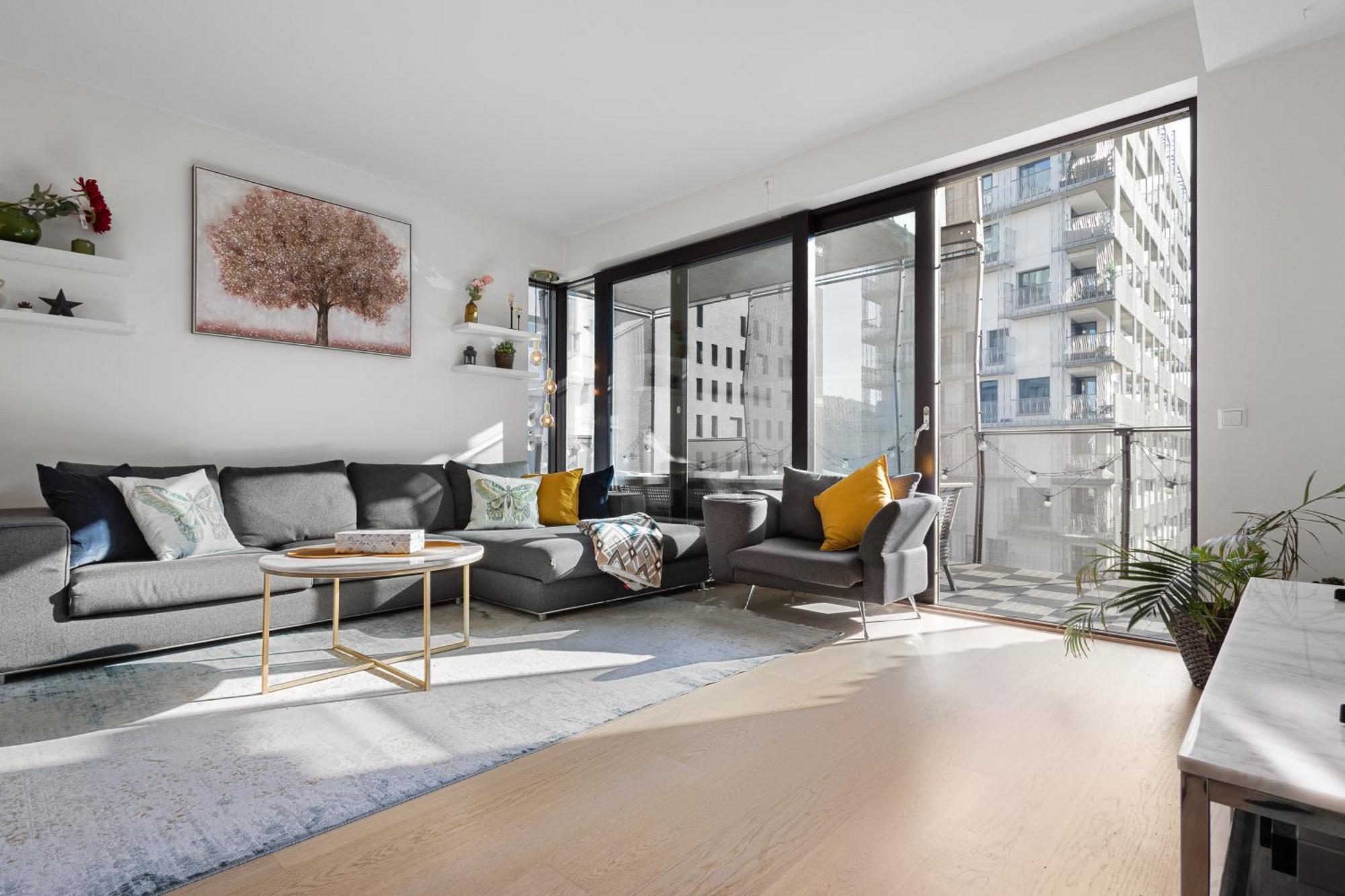 Spacious Modern 2Br Apartment At Central Oslo Barcode Exteriér fotografie