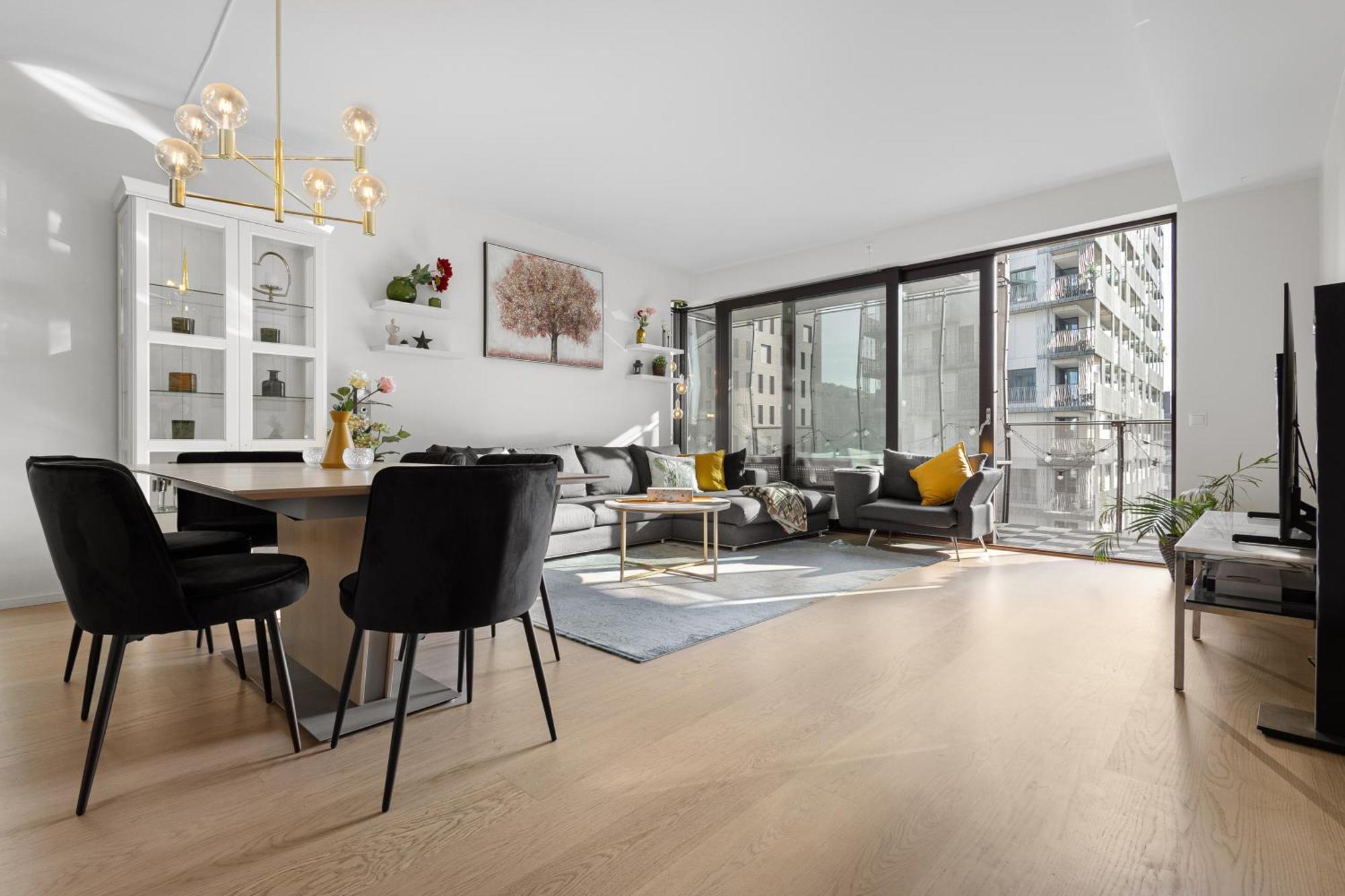 Spacious Modern 2Br Apartment At Central Oslo Barcode Exteriér fotografie