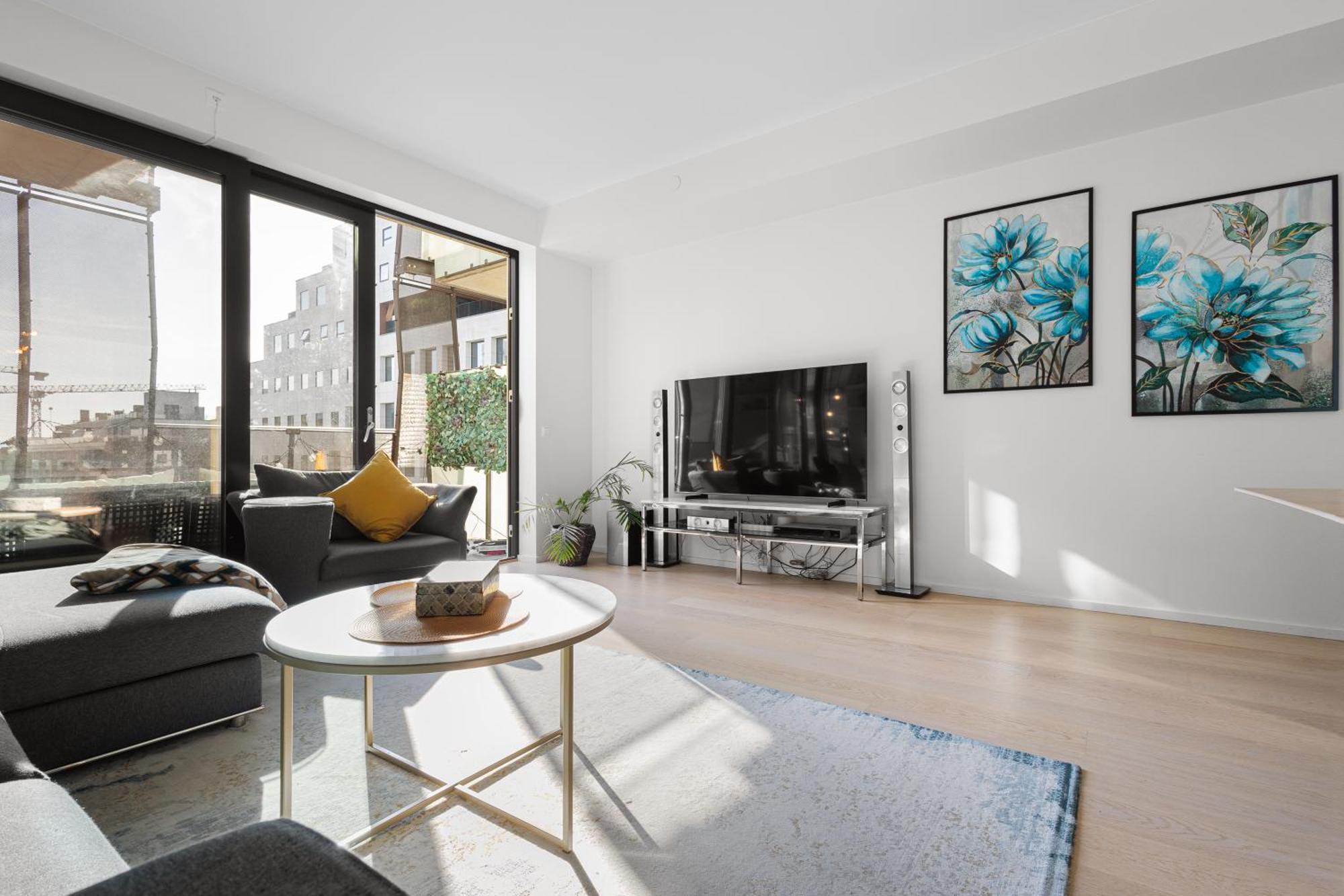 Spacious Modern 2Br Apartment At Central Oslo Barcode Exteriér fotografie